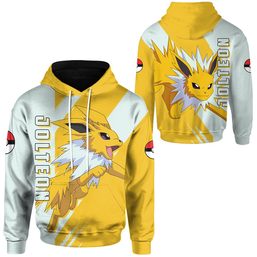 Anime Pokemon Jolteon Custom Hoodie Apparel