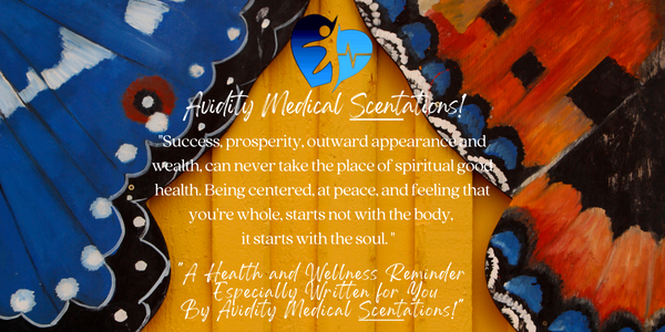 spiritual health butterfly candle