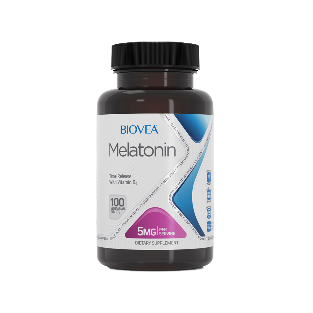 Melatonin med tidsinställd frisättning 5 mg (100 tabletter)