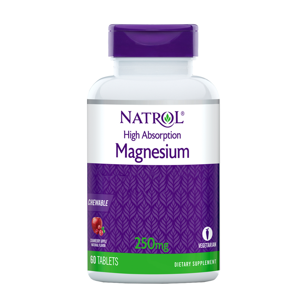 natrol magnesium tuggbara 60 tabletter 1