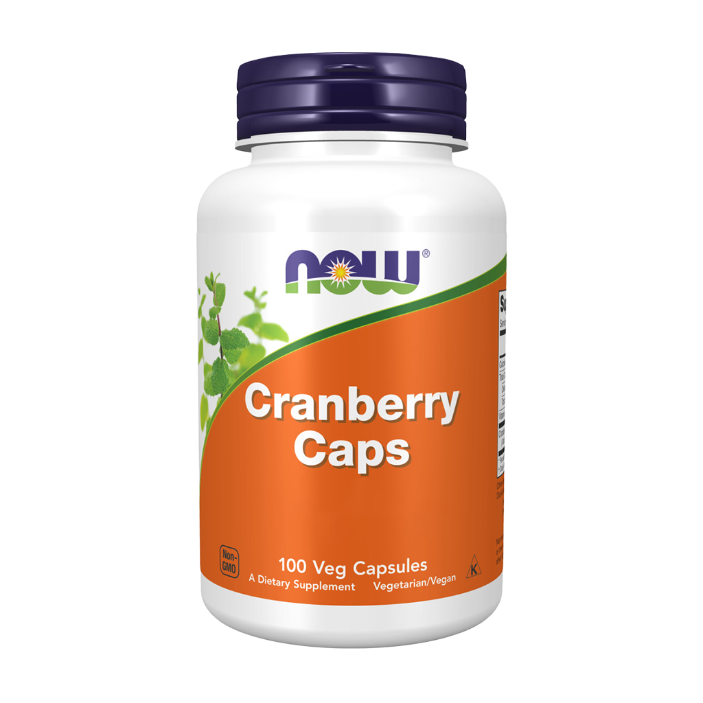 NOW Foods Cranberry 700mg + Vitamin C (100 capsules) Front cover