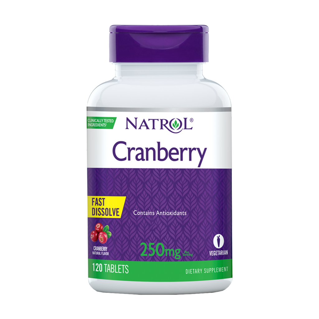 natrol tranbär snabblöslig 250 mg 120 tabletter 1