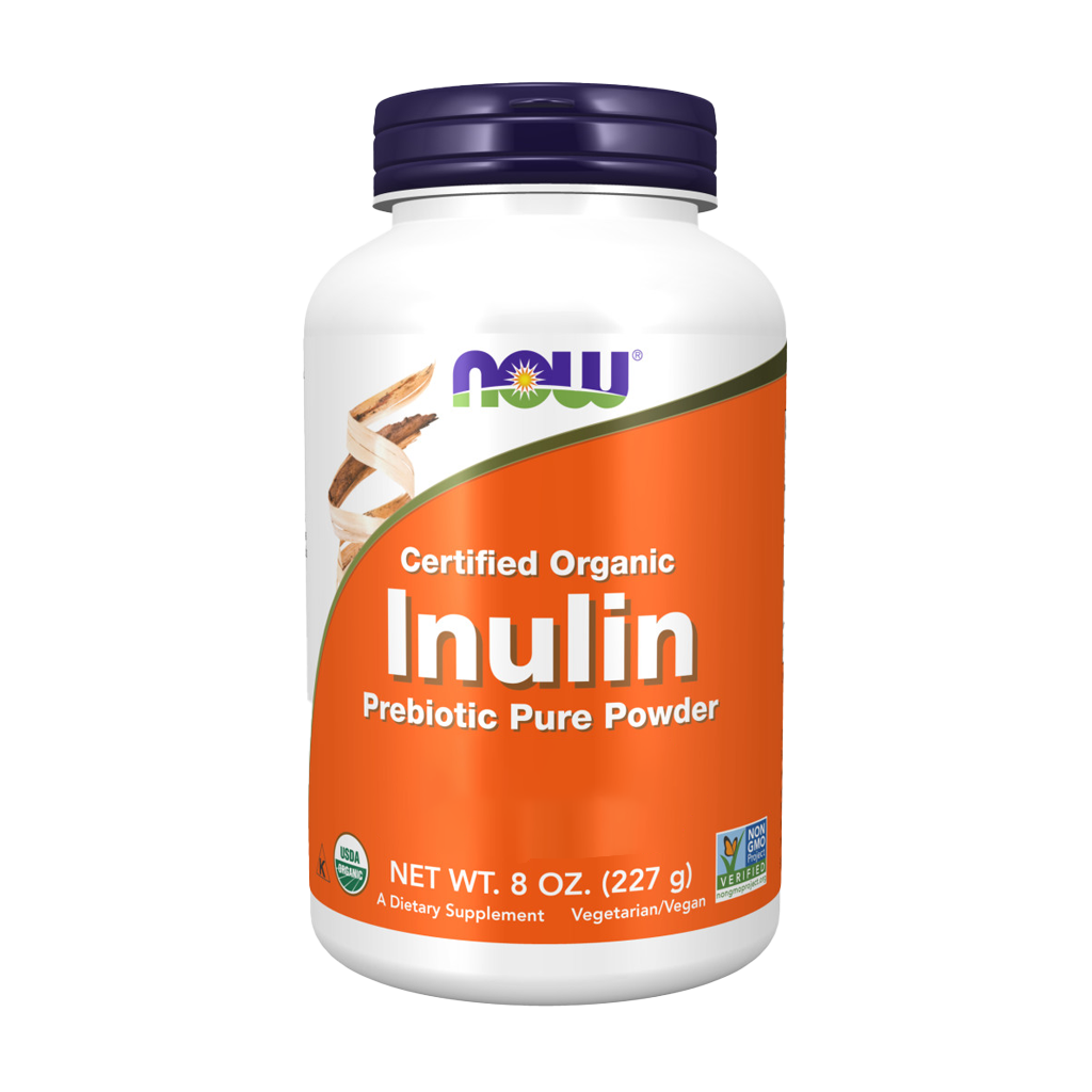 NOW Foods Inulin Prebiotic Pure Powder (227 gr.) front