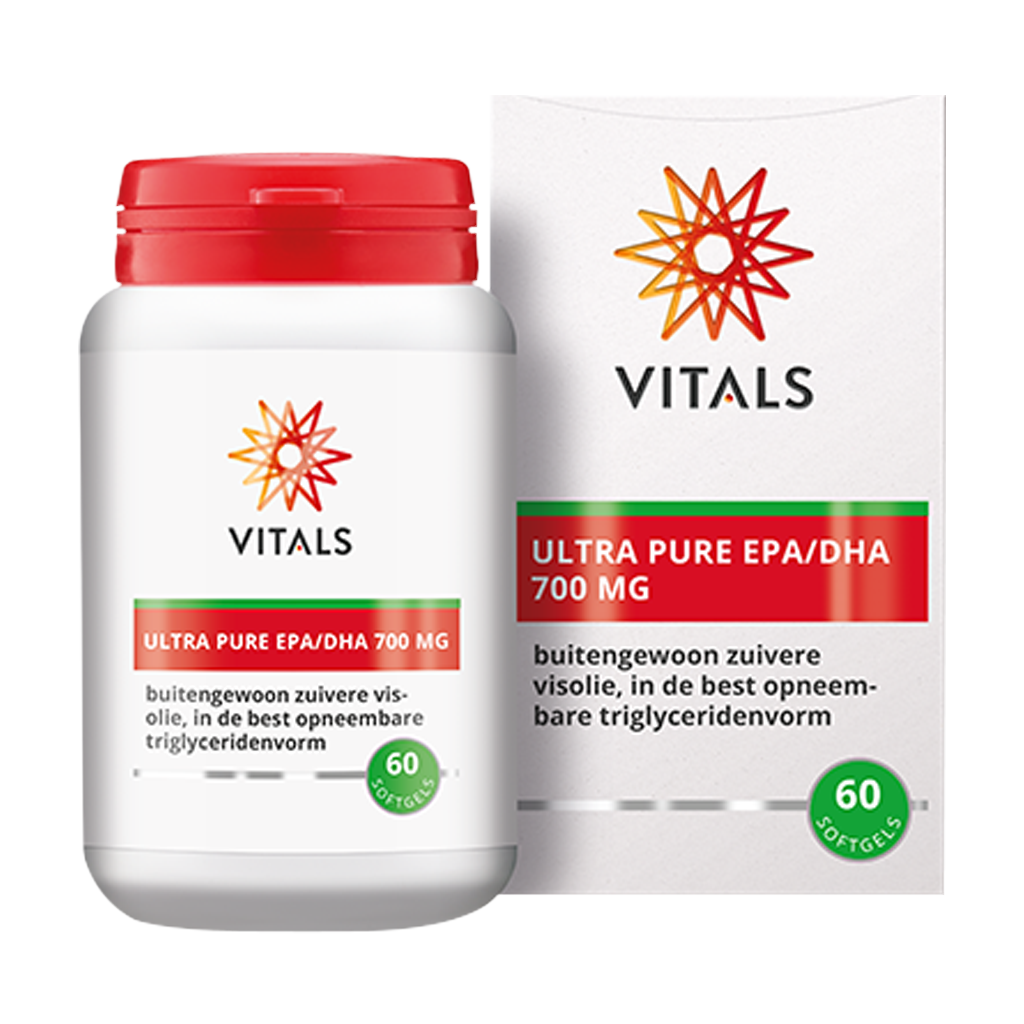 Vitals Ultra Pure EPA DHA 700 mg burk förpackning