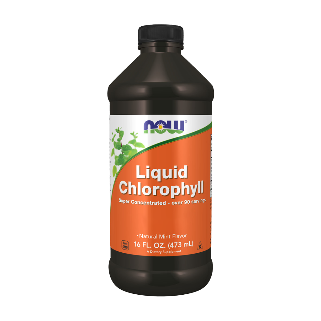 NOW Foods Liquid Chlorophyll (473 ml.) Front cover