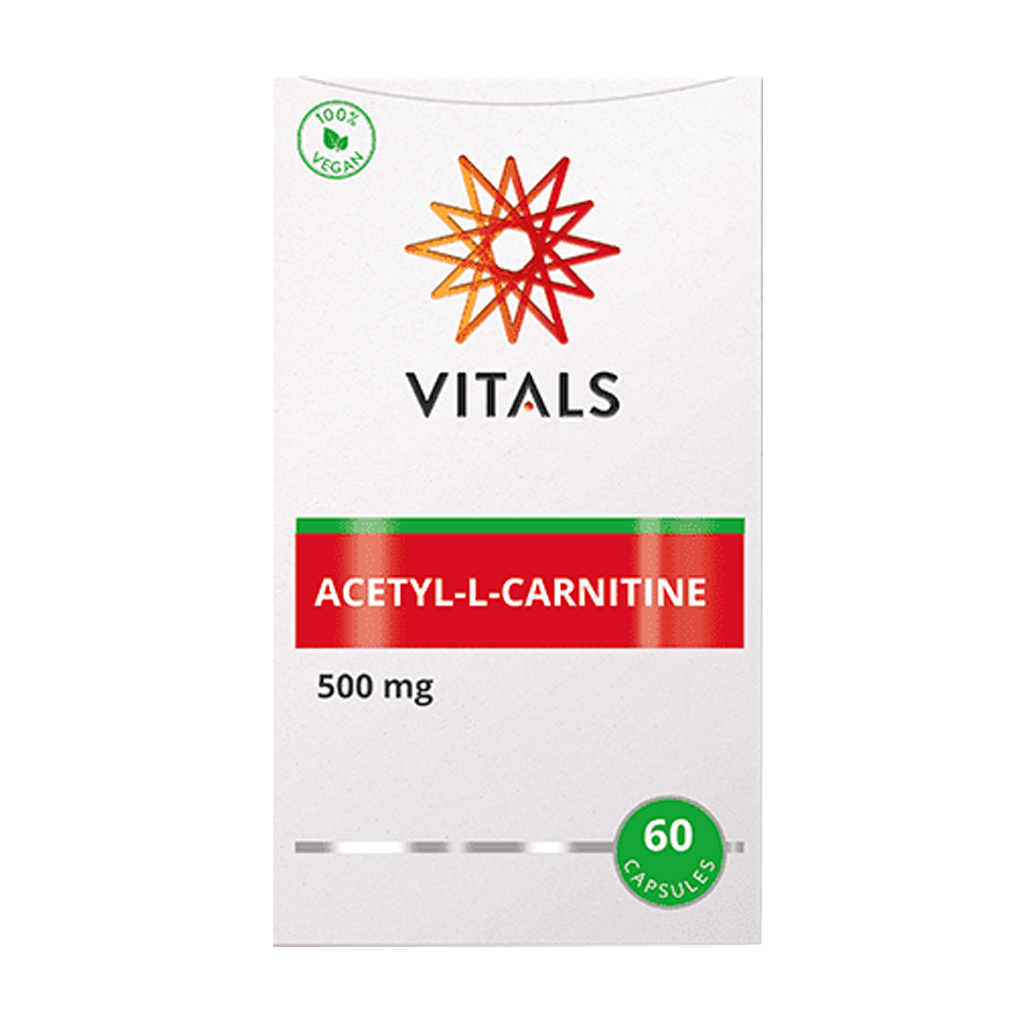 Vitals acetyl l-karnitin förpackning