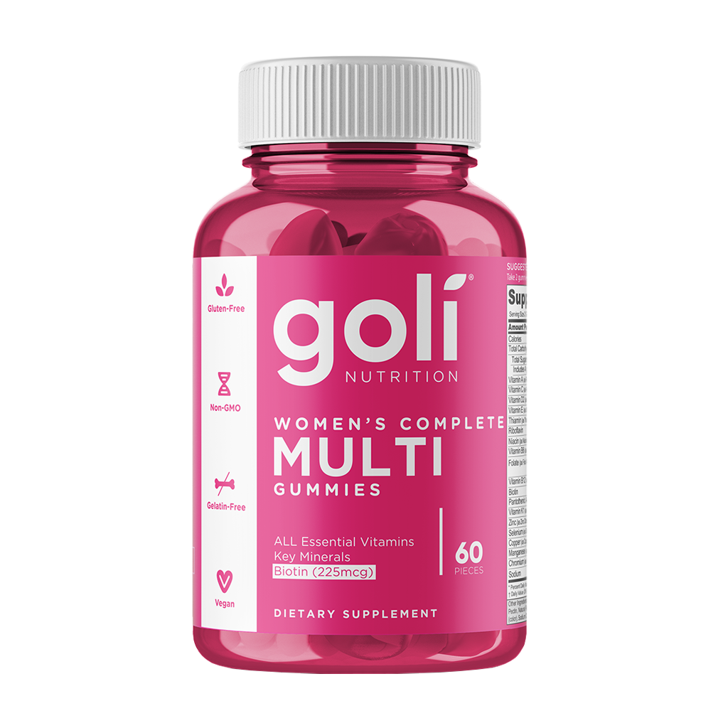 goli women complete multi 60 gummies front side