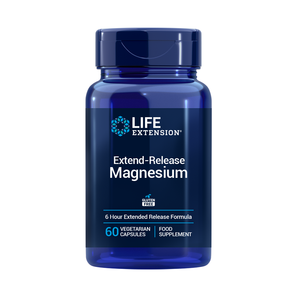 life extension extend release magnesium 60 capsules