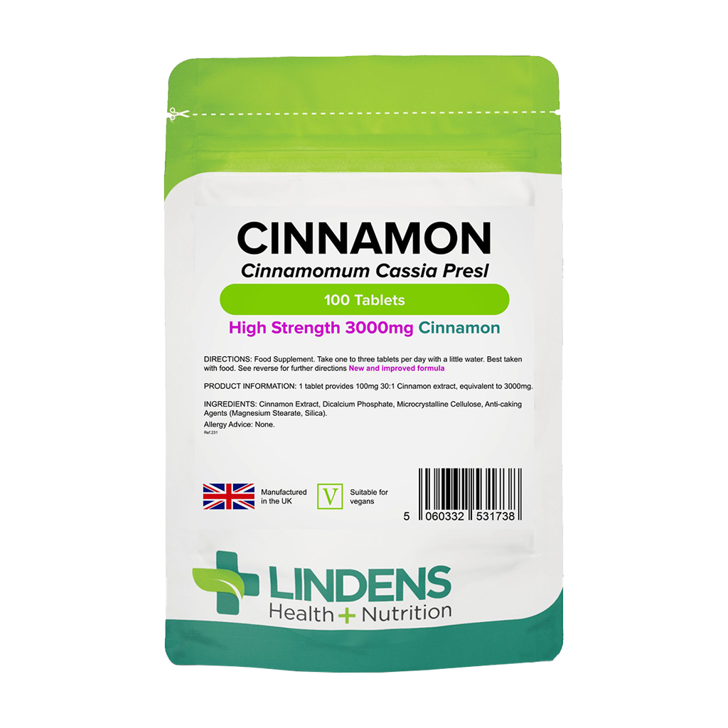 lindens cinnamon cinnamon 2000mg 100 tablets