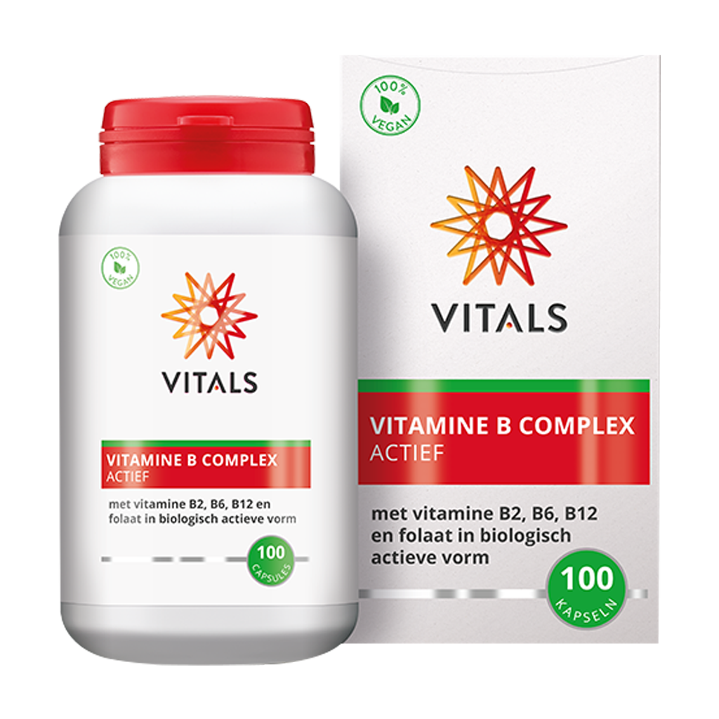 Vitals Vitamin B Complex Aktiv potatisförpackning