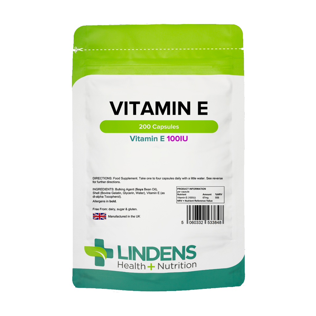 lindens vitamin e 100 iu 200 kapslar