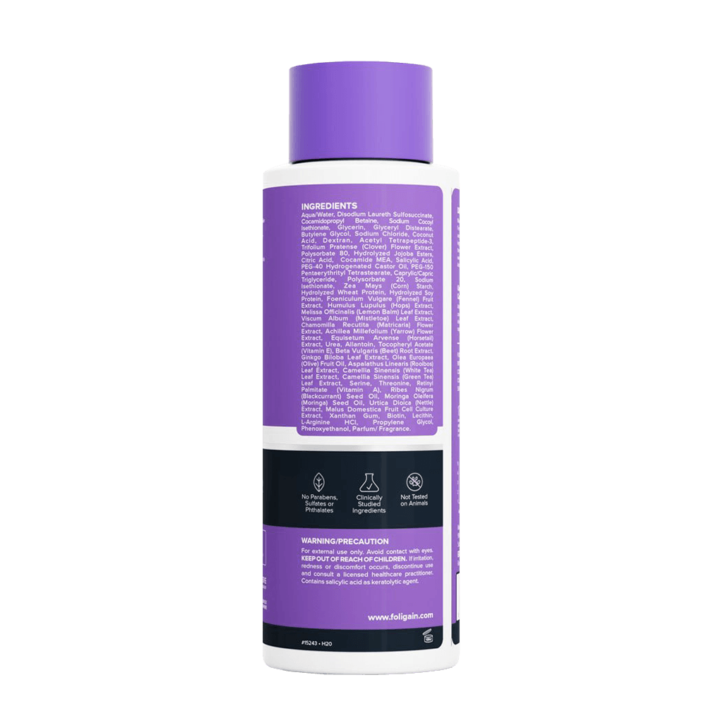 FOLIGAIN Anti-Hair Loss Shampoo for Women (473 ml.) back