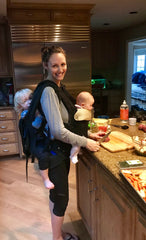 Cooking with 2 Ergo Baby Carriers _The Green Forest Lady