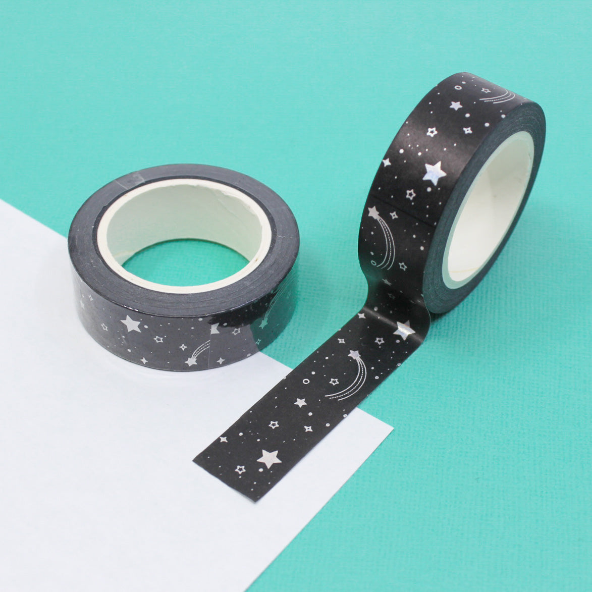 Holographic Foil Celestial Washi Tape  Stars, Moon, Sun, – jadehollydesign