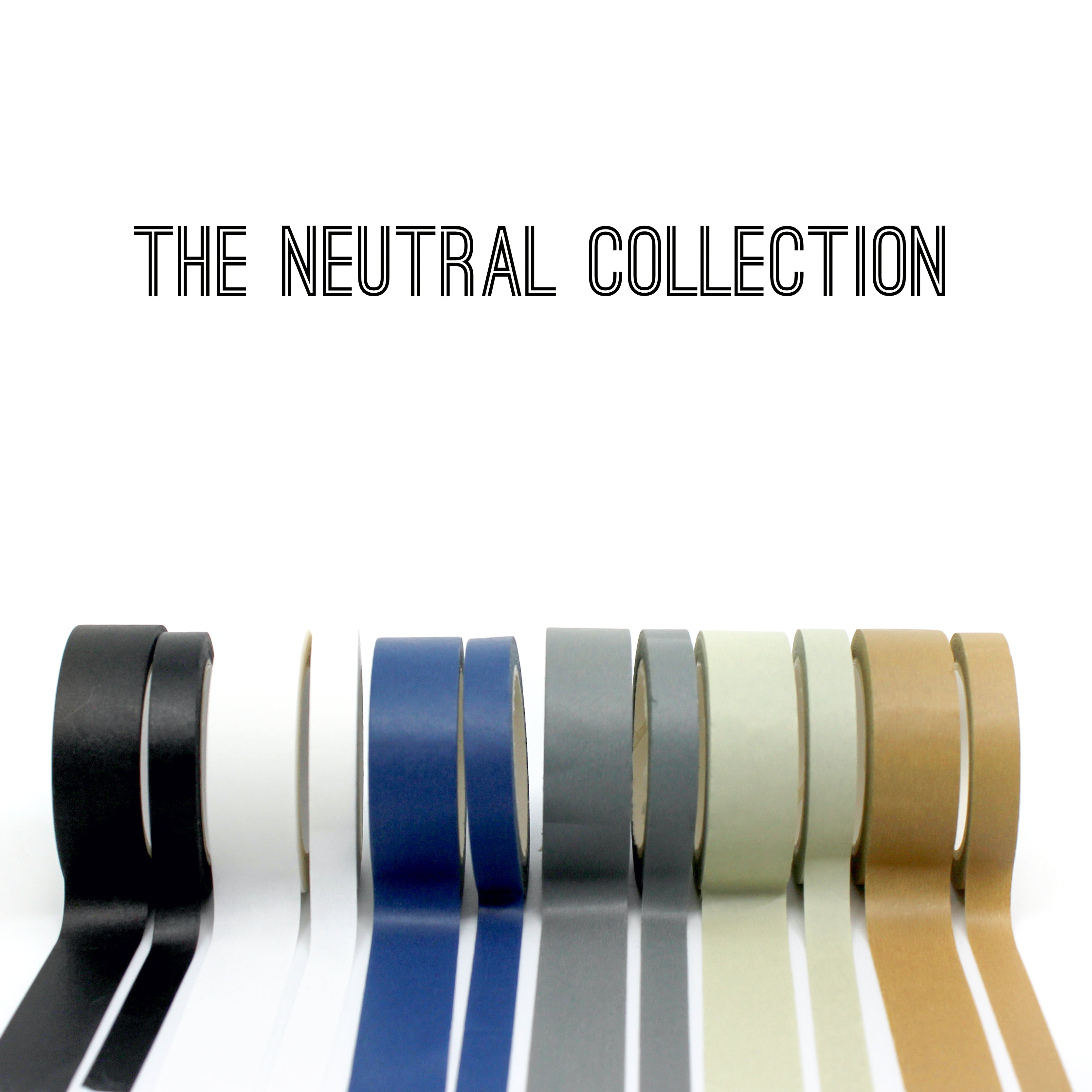 Solid Neutral Tan Warm Beige Washi Tape Neutral Brown Washi 