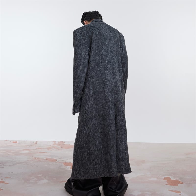 Opium Shoulder Padded Woolen Coat