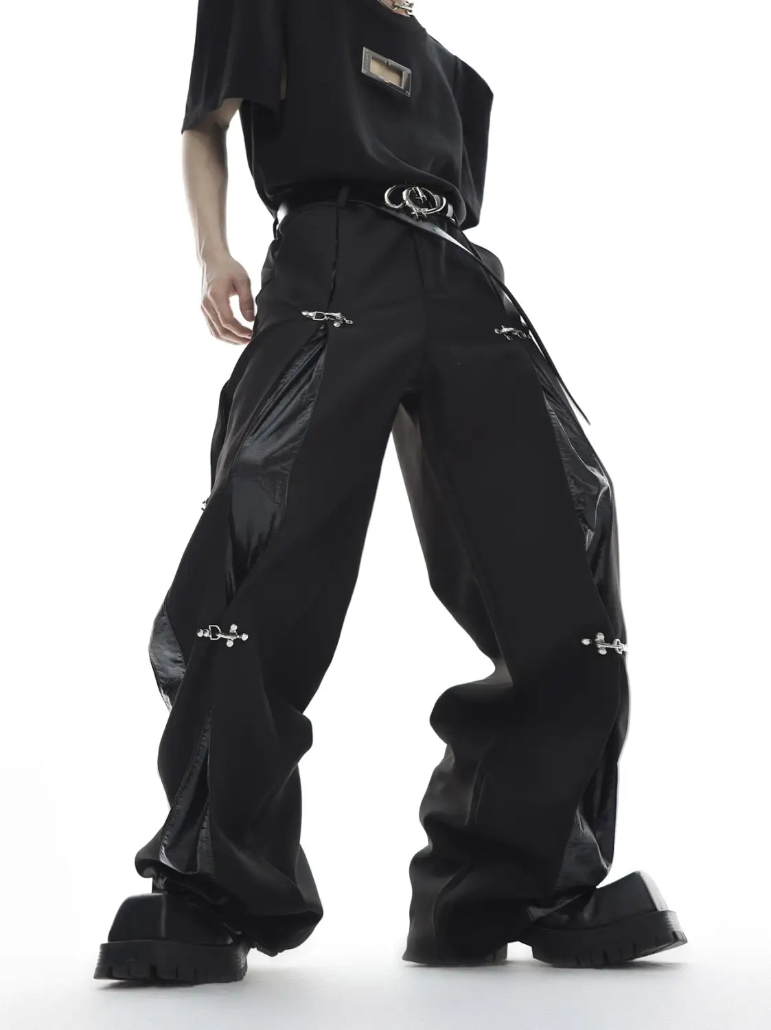 Opium Metal Buckle Pants