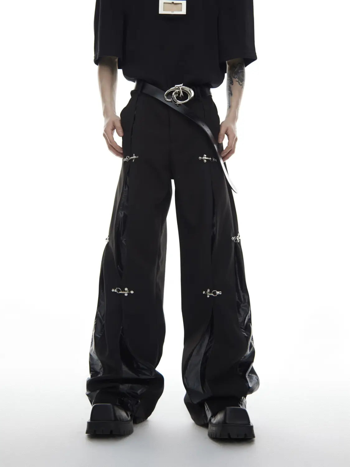 Opium Metal Buckle Pants