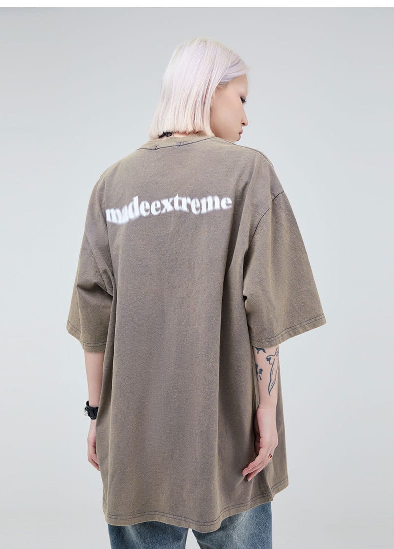 Streetwear Unisex Made Extreme Fear Chemise