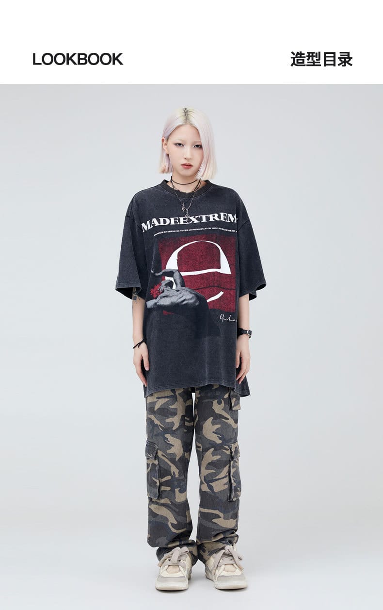 Streetwear Unisex Made Extreme e Shirt