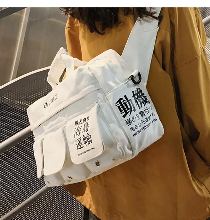 Sac à bandoulière japonais Streetwear Techwear