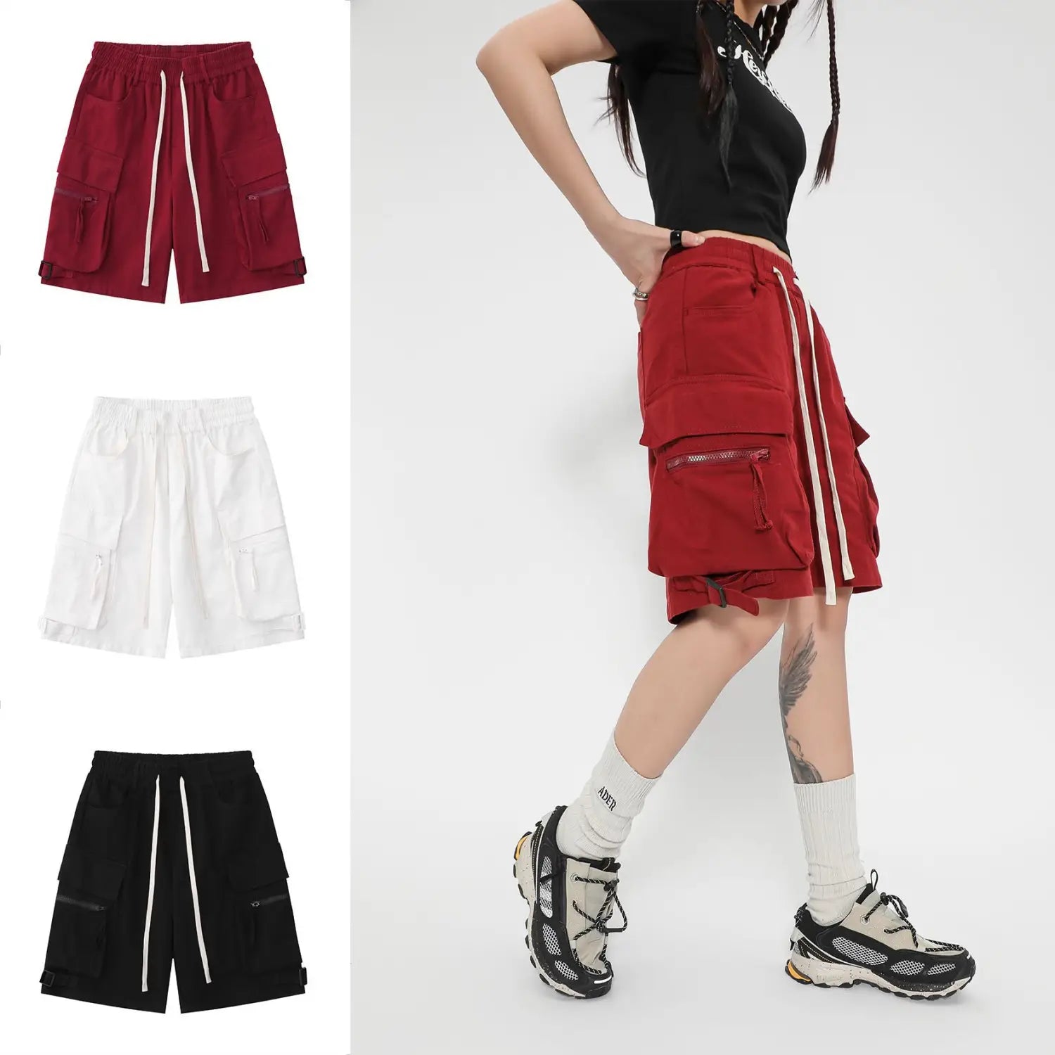 Streetwear Unisex Cargo Shorts