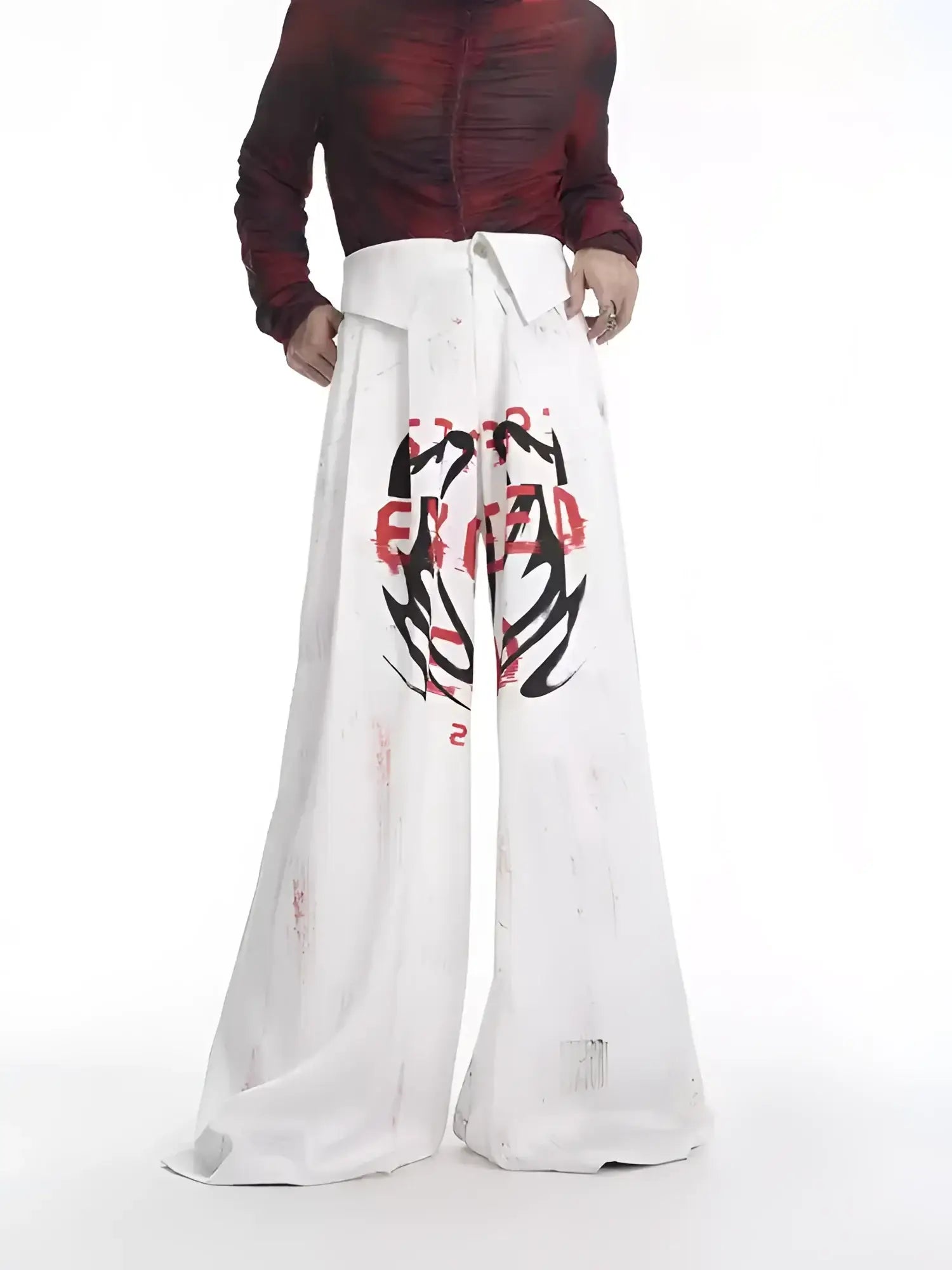 Opium START EXCEED Wide-Leg Pants