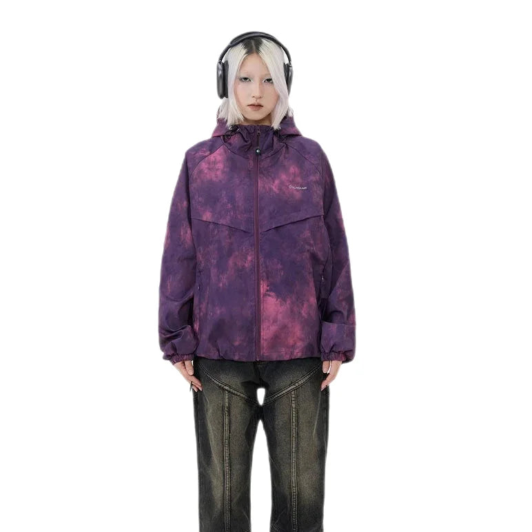 Streetwear Unisex Made Extreme Dyed Jacket