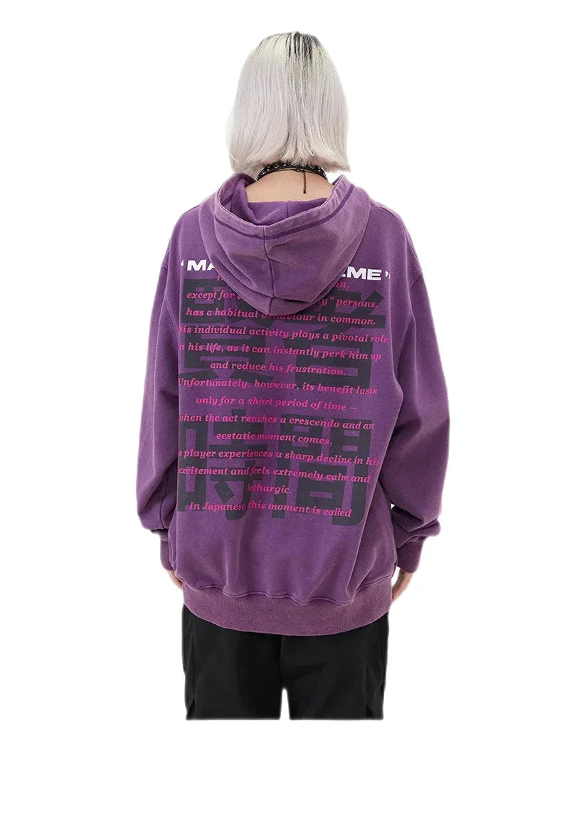 Streetwear Unisex Made Extreme Purple Haze Hoodie