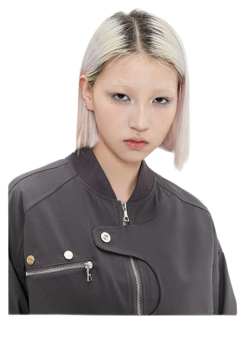 Streetwear Unisex Minimalist Utility Jacket - Fuga Studios