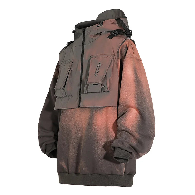 Layer with hoodie hotsell