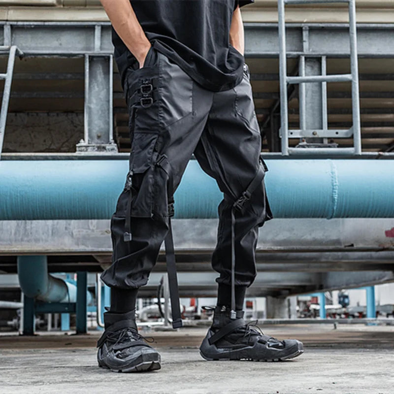 Techwear Tactical Nylon Cargo Pants - Fūga Studios