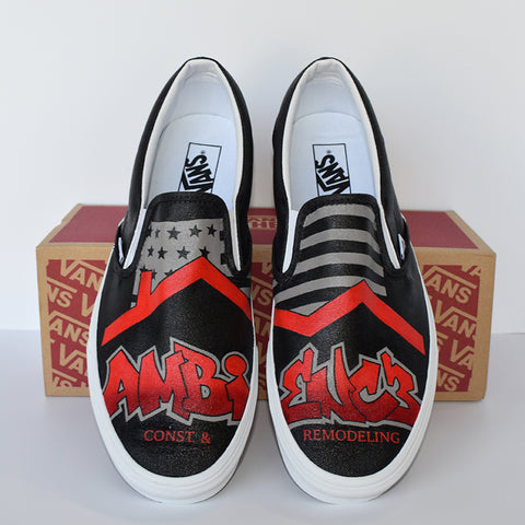 Graffiti "Ambience Const. & Remodeling" - Vans