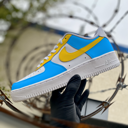 Custom Colored Air Force 1 Drip Swooshes – Shoe Fury
