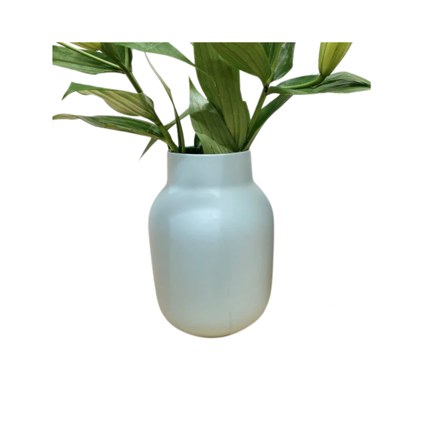 Flax Tub Vase 29cm / Duck Egg – URBAN EDGE STYLE
