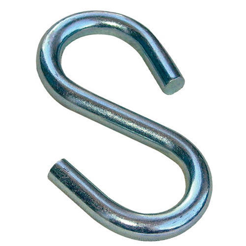 S Hook Stainless Steel Hang Hooks 6 Pack - 4mm x 150mm