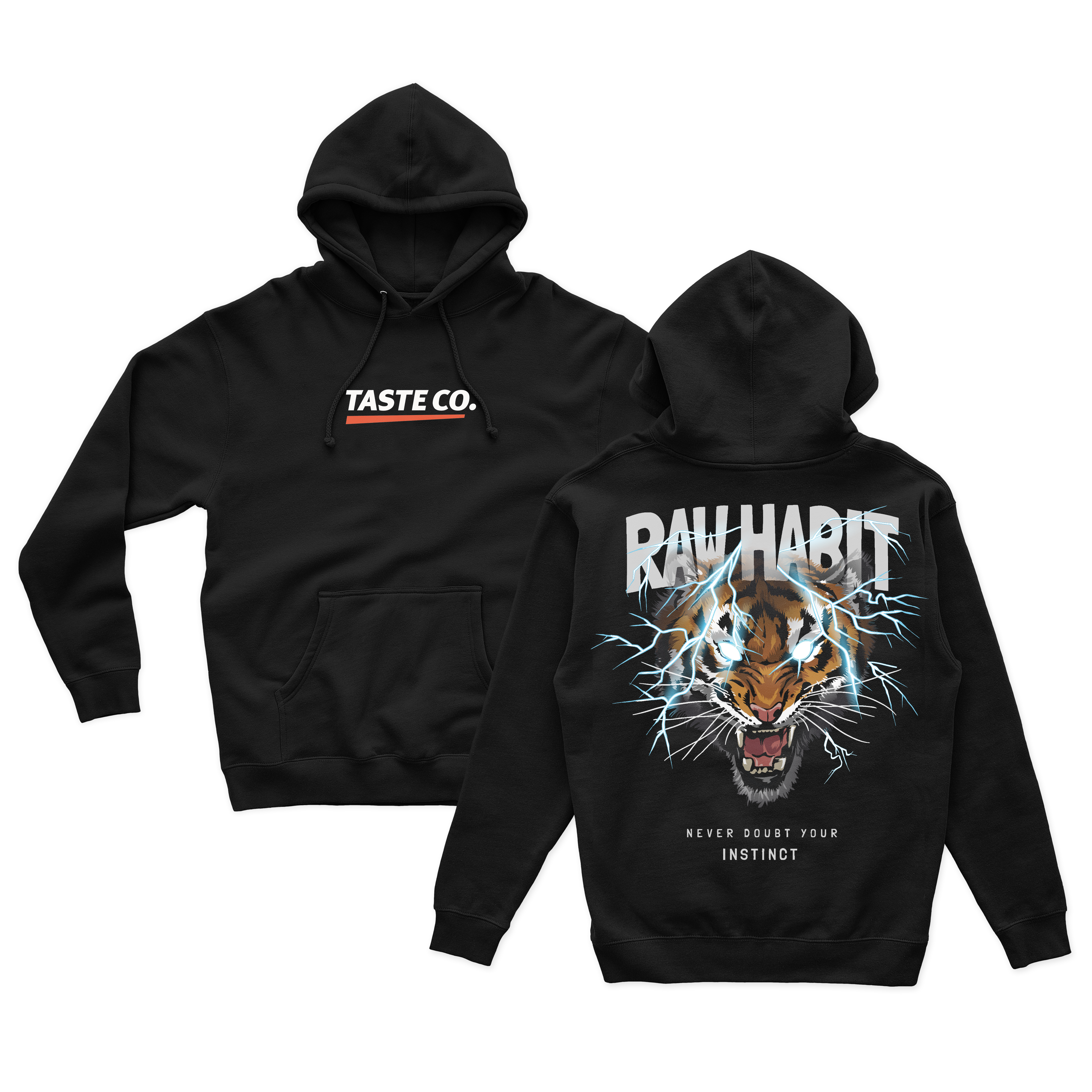 Raw Habit Graphic Hoodie - STREETWEAR