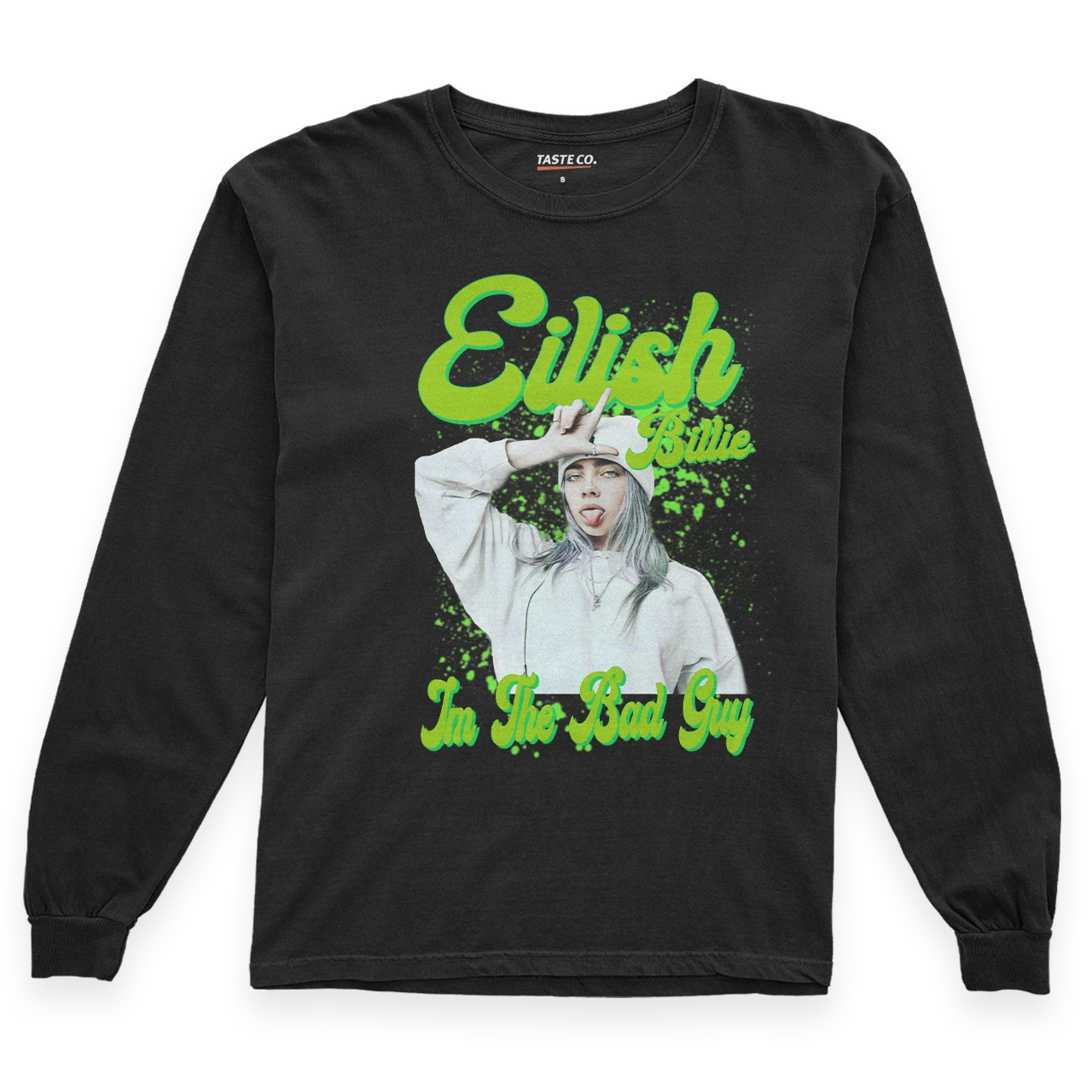 EILISH BILLIE BAD GUY GRAPHIC SWEATSHIRT - STREETWEAR