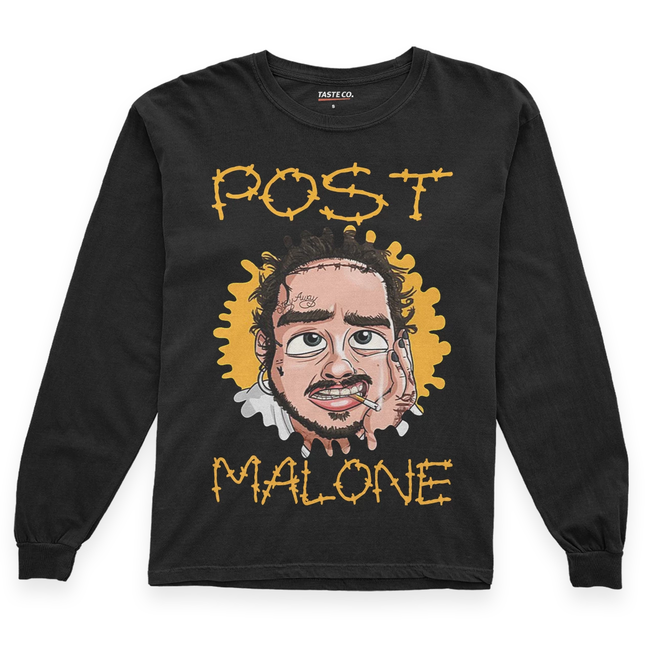 POST MALONE GRAPHIC SWEATSHIRT - STREETWEAR