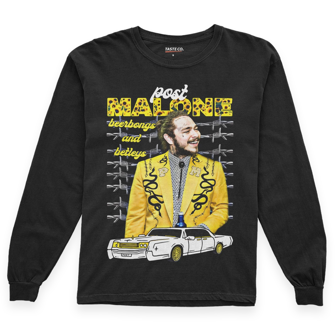 POST MALONE BEERBONGS GRAPHIC SWEATSHIRT - STREETWEAR