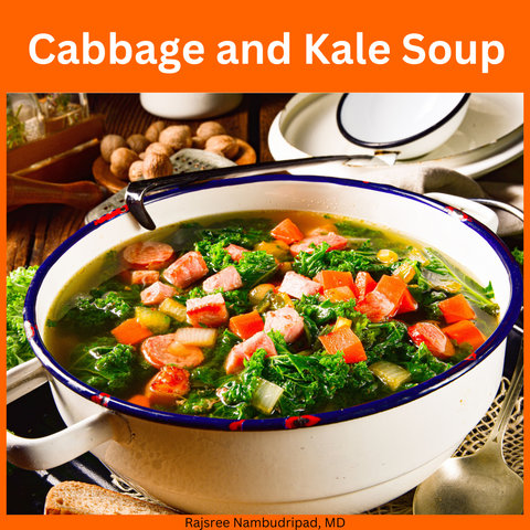 Cabbage and Kale Soup