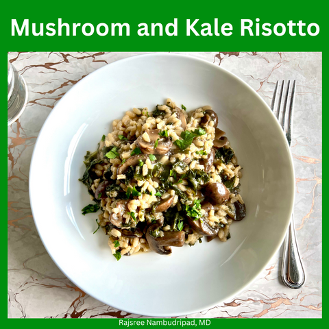 Mushroom and Kale Risotto