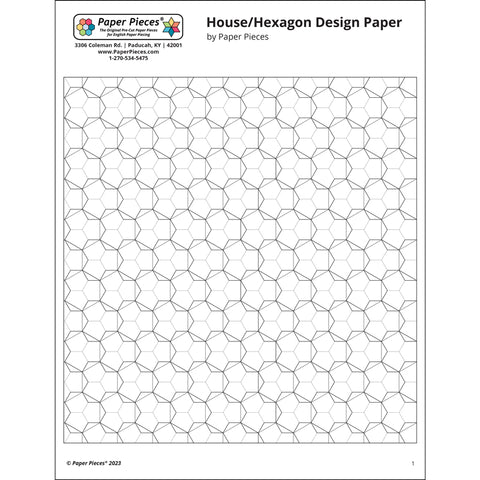 Hexagon House Design Sheet