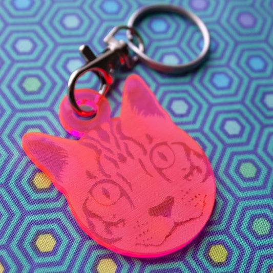 Scissors Keychain by Tula Pink – Strawberry Quiltcake