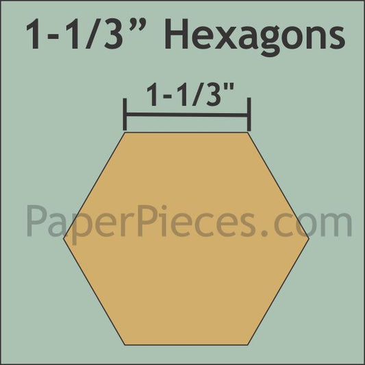 1.5 Hexagon Acrylic Template and Tack-It-Easy EPP Tool, Cottage Garden  Threads #TIE.HEX.11/2