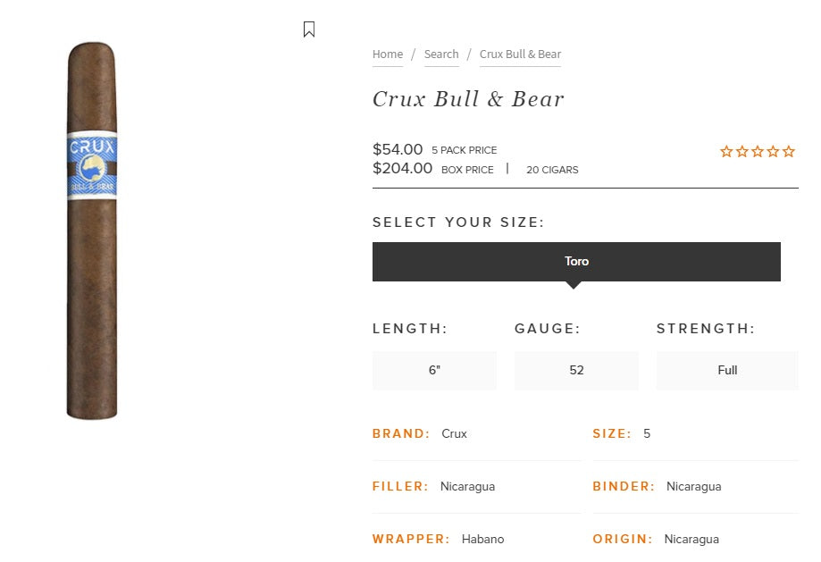 Crux Bull & Bear