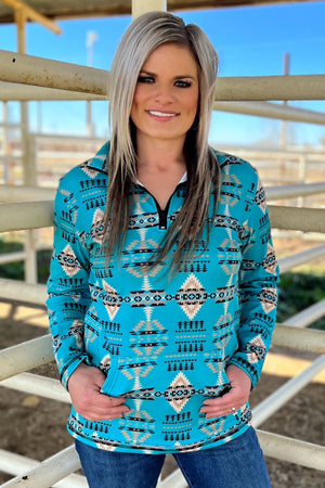 LARAMIE KREEK PULLOVER - Romancin' the Range Boutique