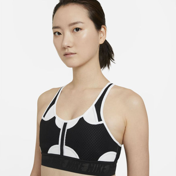 NIKE Swoosh UltraBreathe Sports Bra (CZ4440-100, XL,Multicolor) in