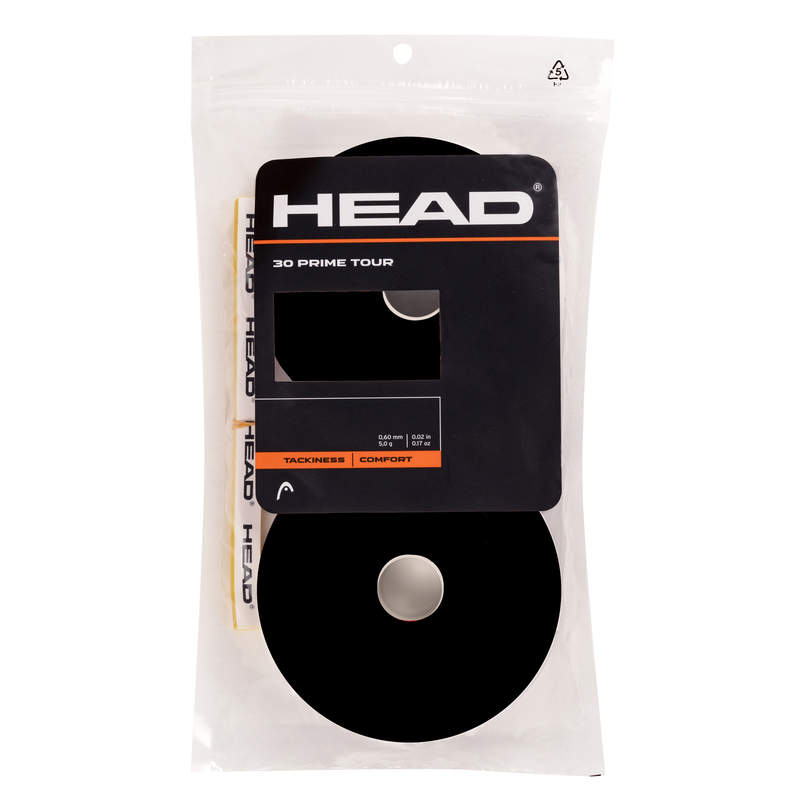 Head Prime Tour Overgrip (30-pak, sort)