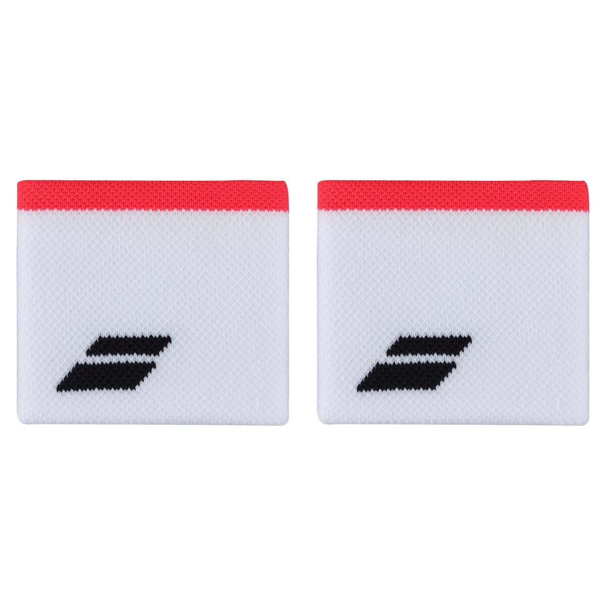 Billede af Babolat Logo Wristbands (2-pak, Hvid/rød)